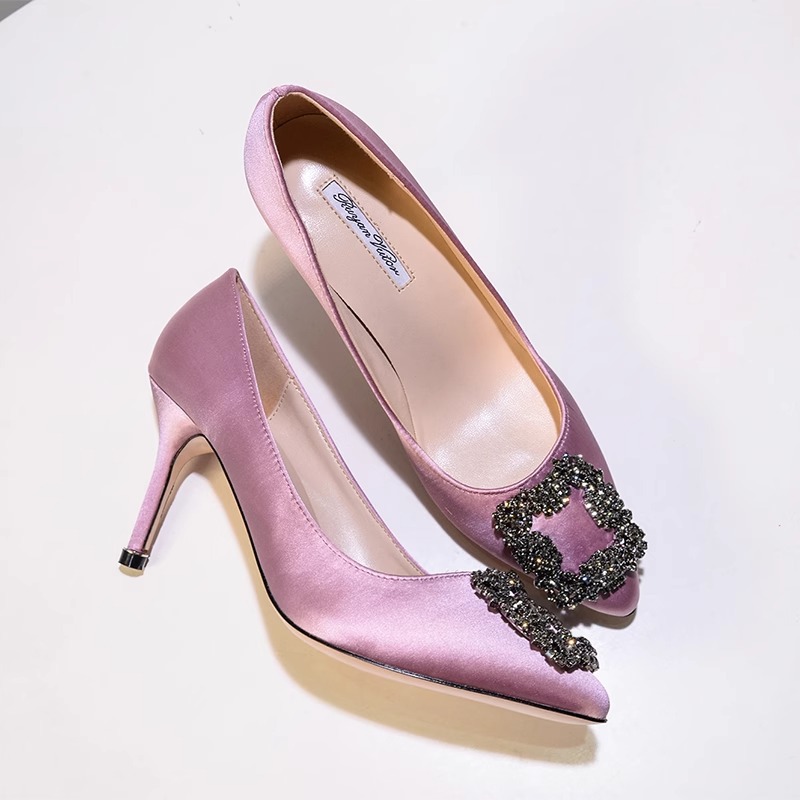 Velvet High Heels